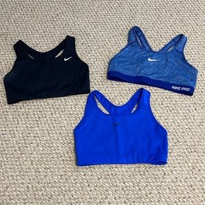THREE Nike sports bras for the price of 1!